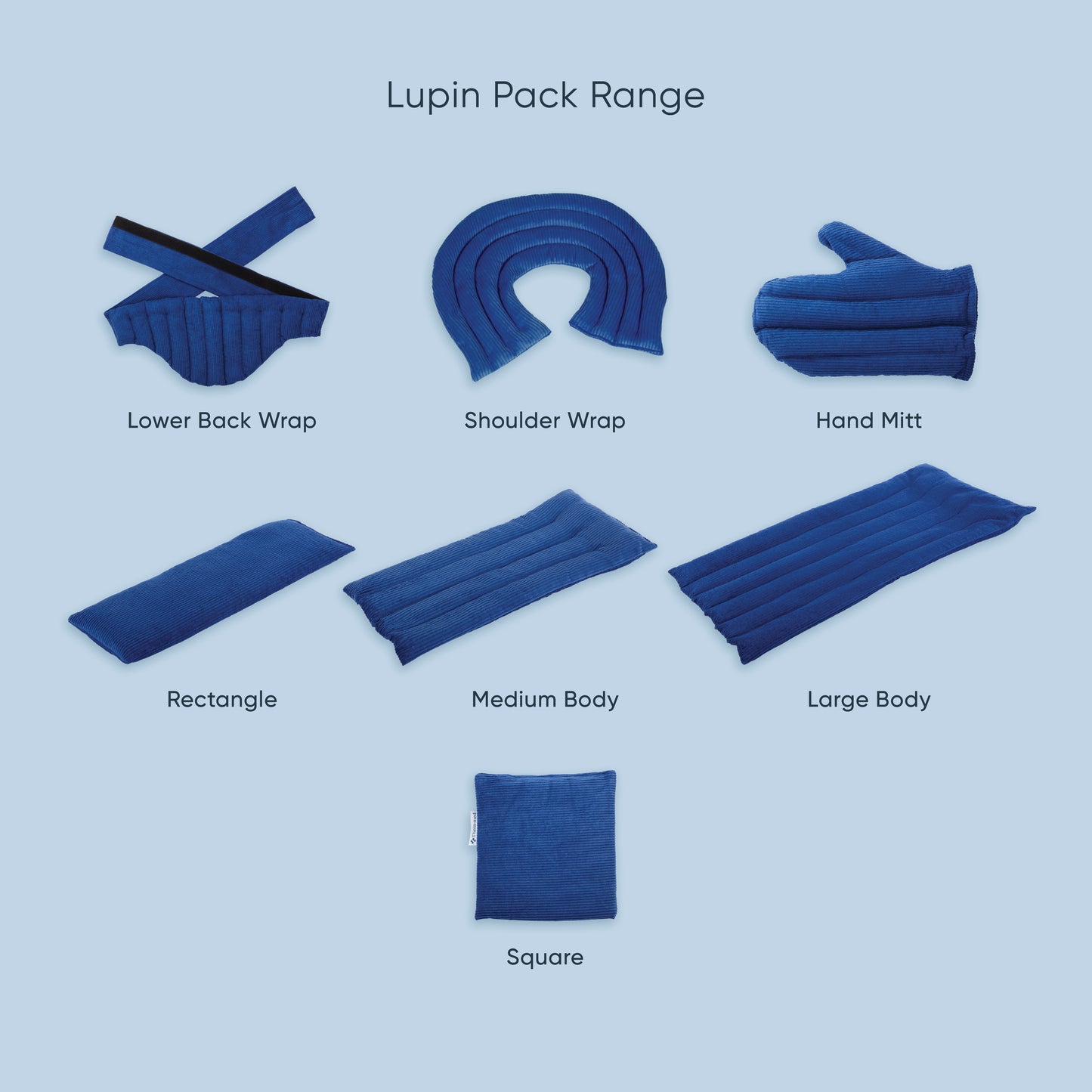 Lower Back Heat Wrap- Natural Lupin