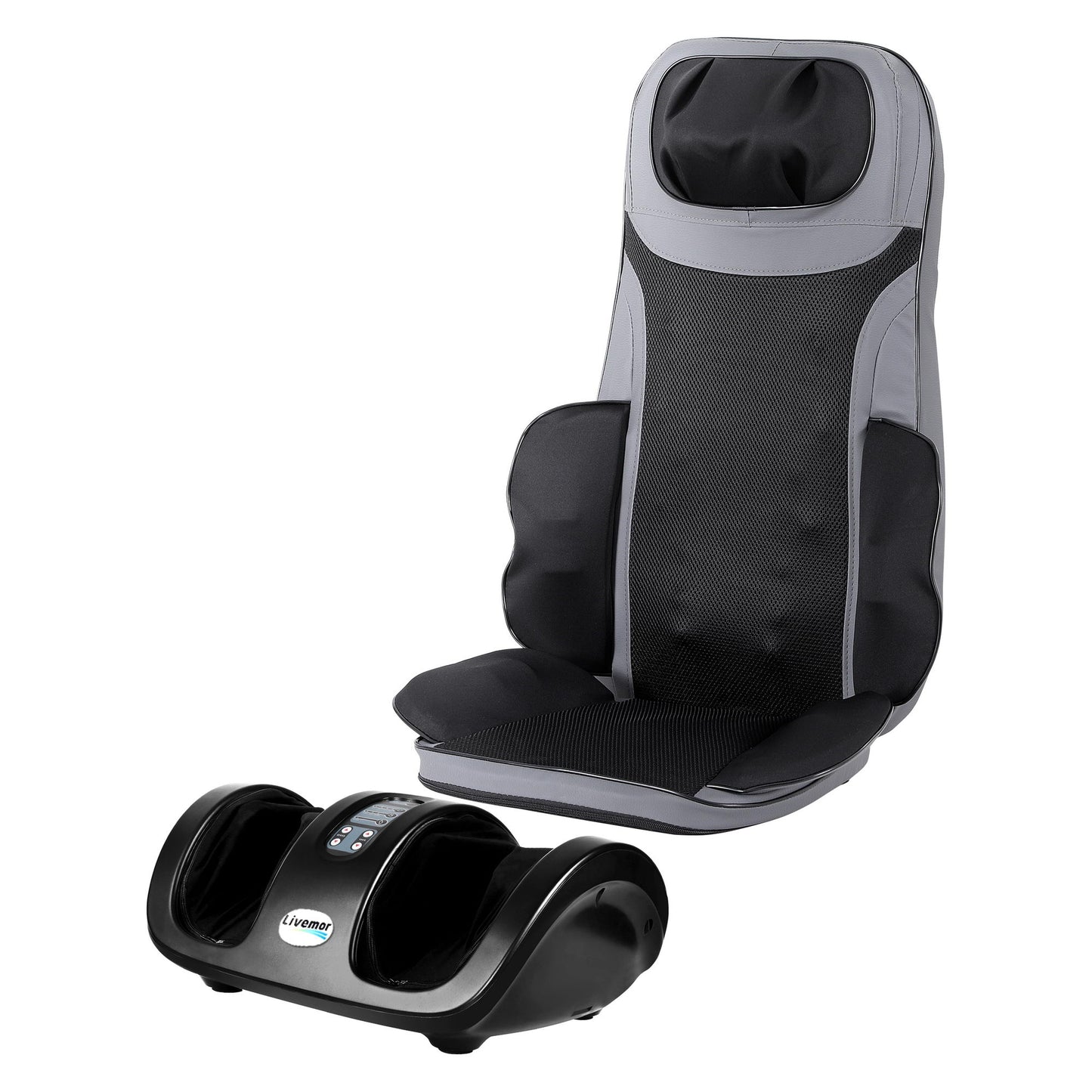 Livemor Heated Back & Foot Massage Bundle