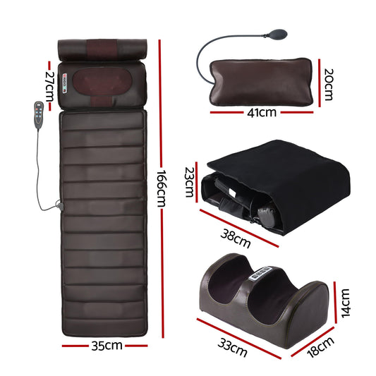Livemor Heated Massage Mat & Foot Massager
