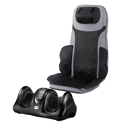 Livemor Full Back Massage Seat with Foot Massager