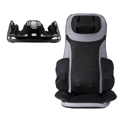 Livemor Full Back Massage Seat with Foot Massager