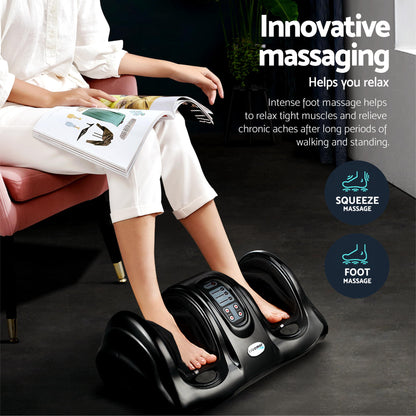 Livemor Full Back Massage Seat with Foot Massager