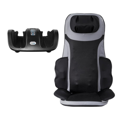 Livemor Heated Back & Foot Massage Bundle