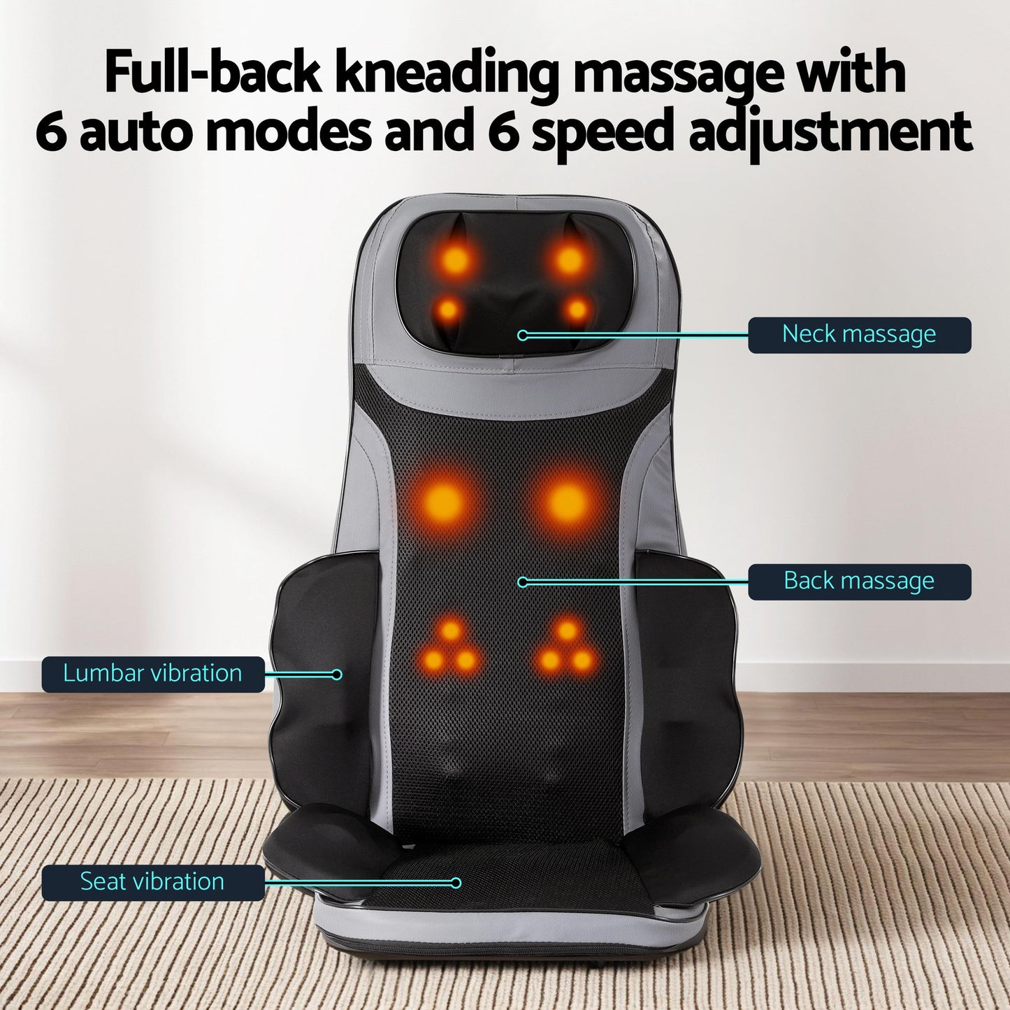 Livemor Heated Back & Foot Massage Bundle