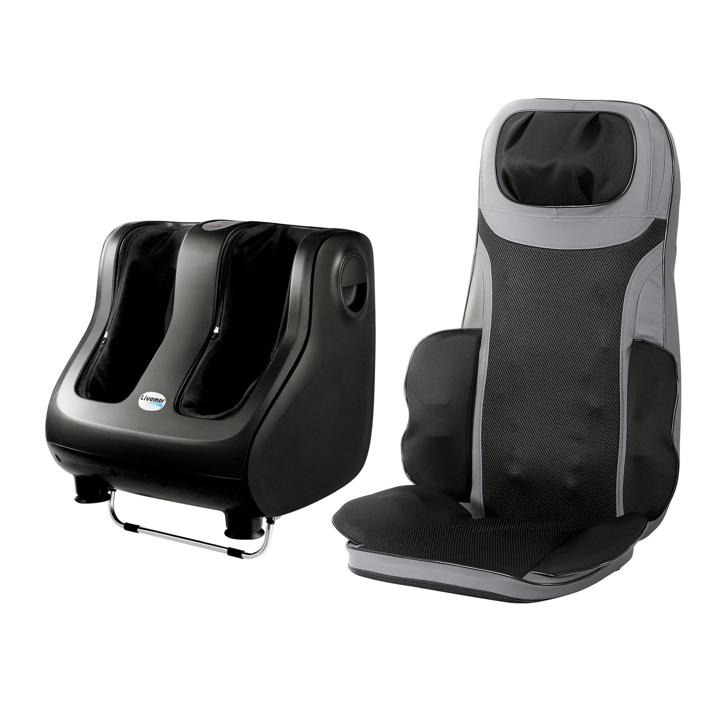 Livemor Heated Back & Foot Massage Bundle