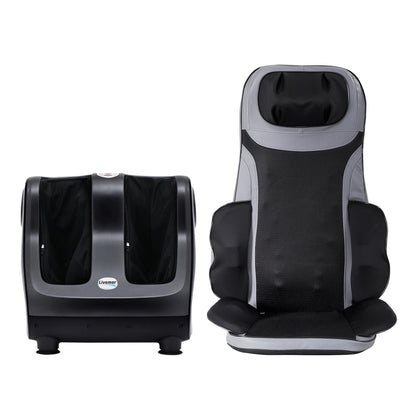 Livemor Heated Back & Foot Massage Bundle