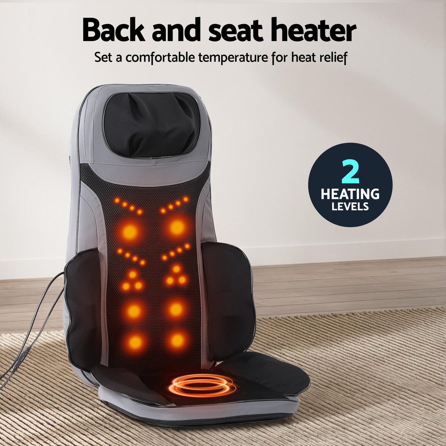 Livemor Heated Back & Foot Massage Bundle