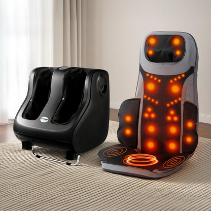 Livemor Heated Back & Foot Massage Bundle