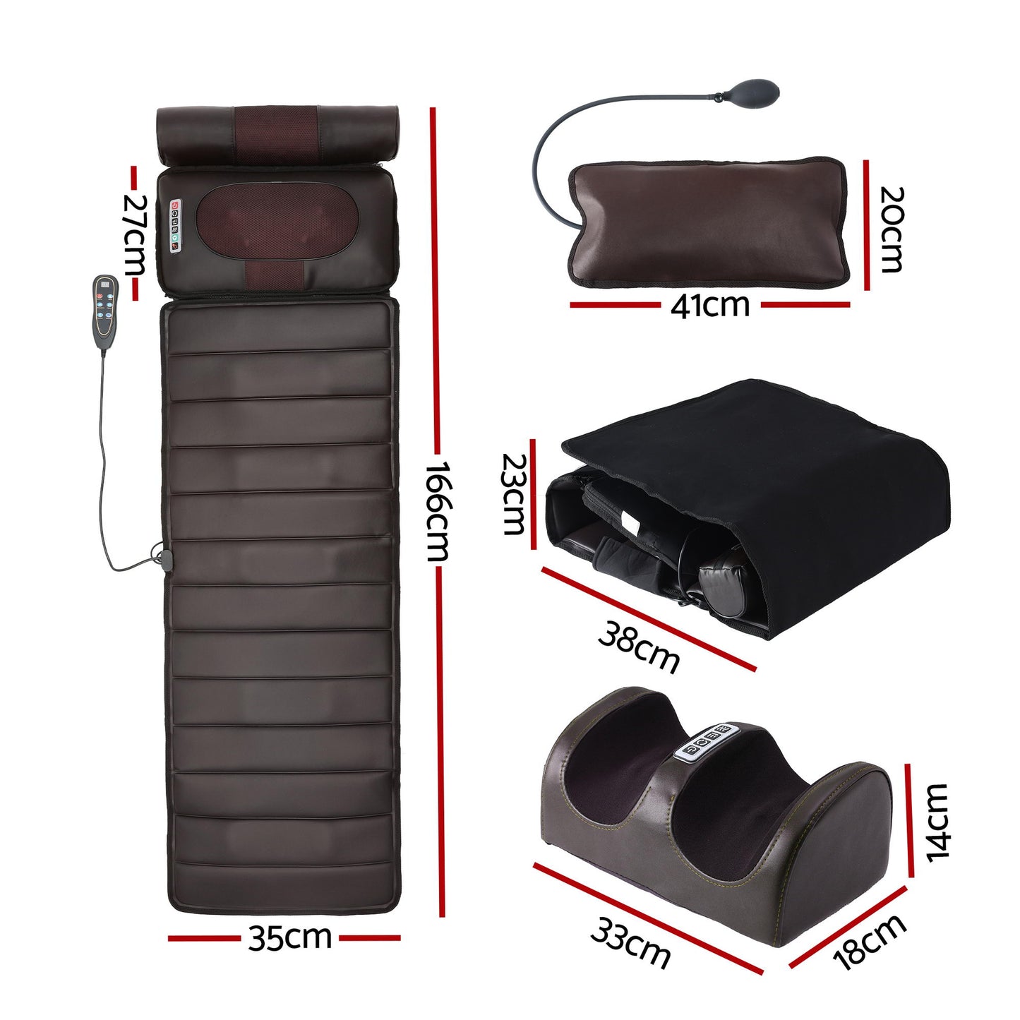 Livemor Heated Massage Mat & Foot Massager