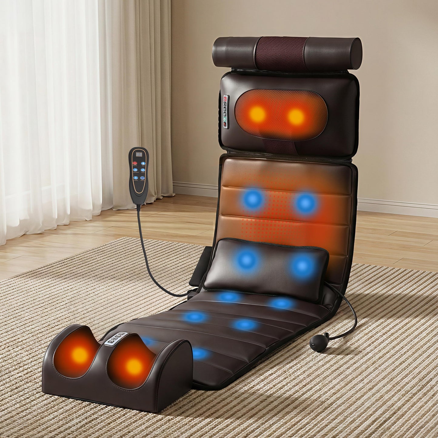 Livemor Heated Massage Mat & Foot Massager