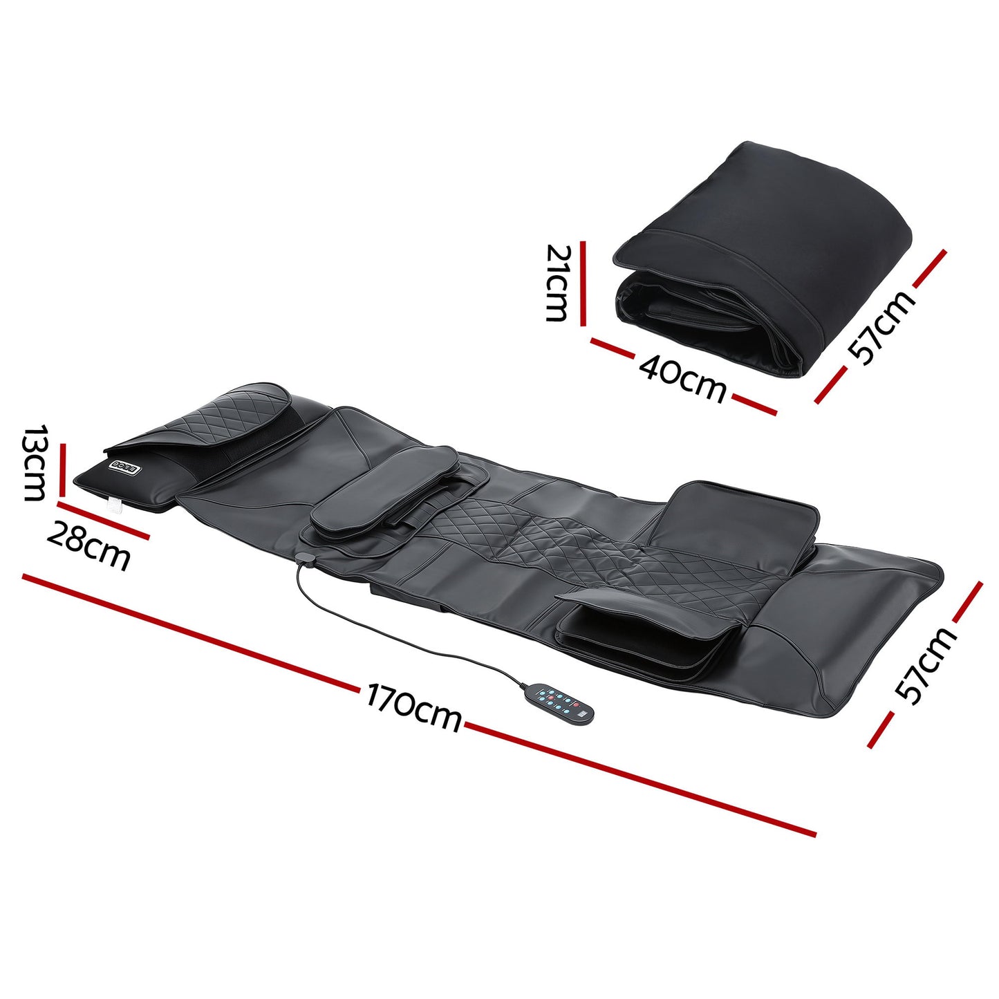 Livemor Heated Full Body Massage Recovery Mat