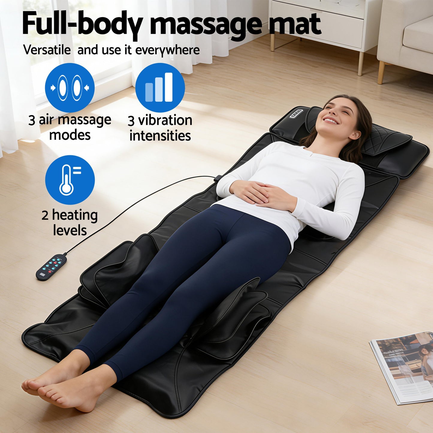 Livemor Heated Full Body Massage Recovery Mat