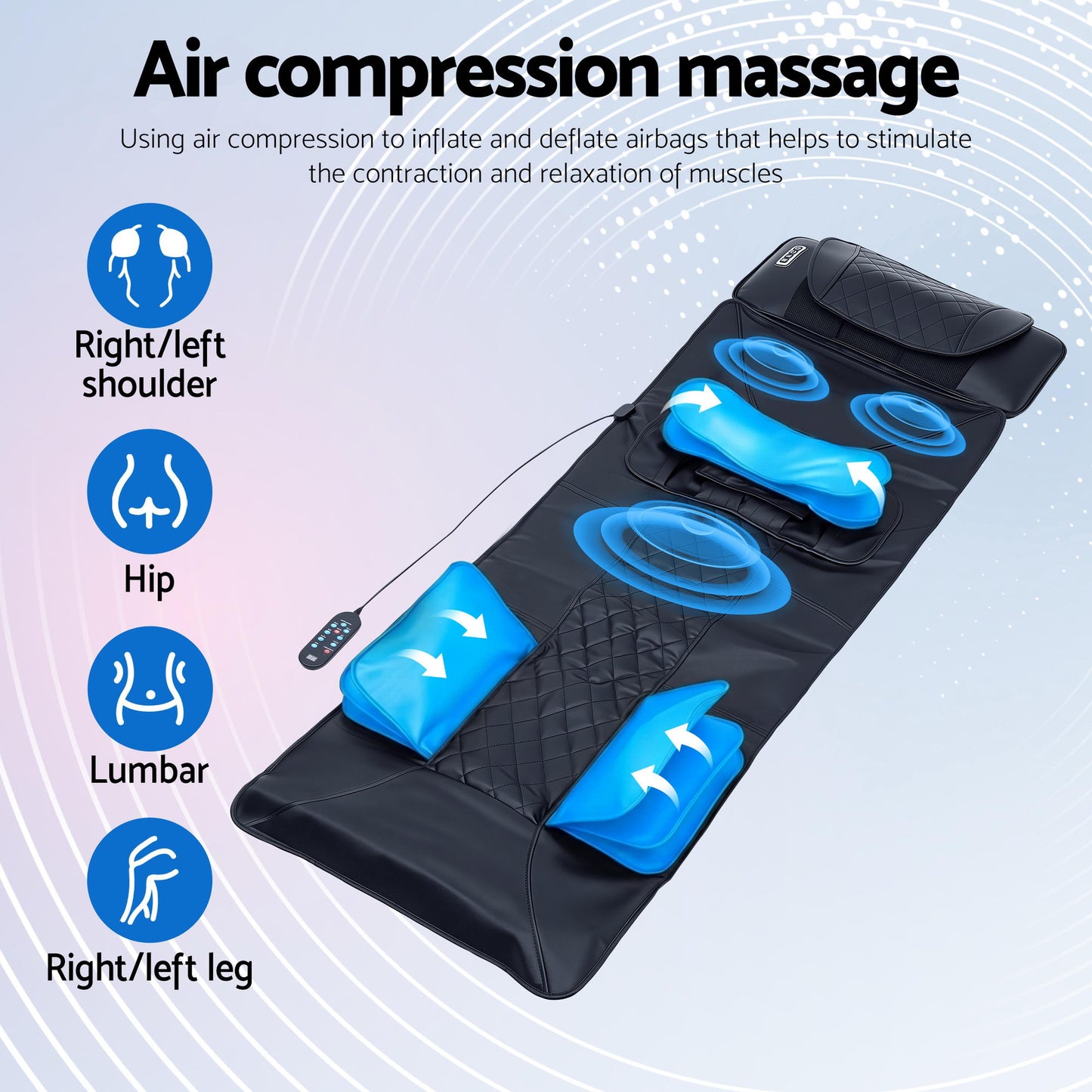 Livemor Heated Full Body Massage Recovery Mat