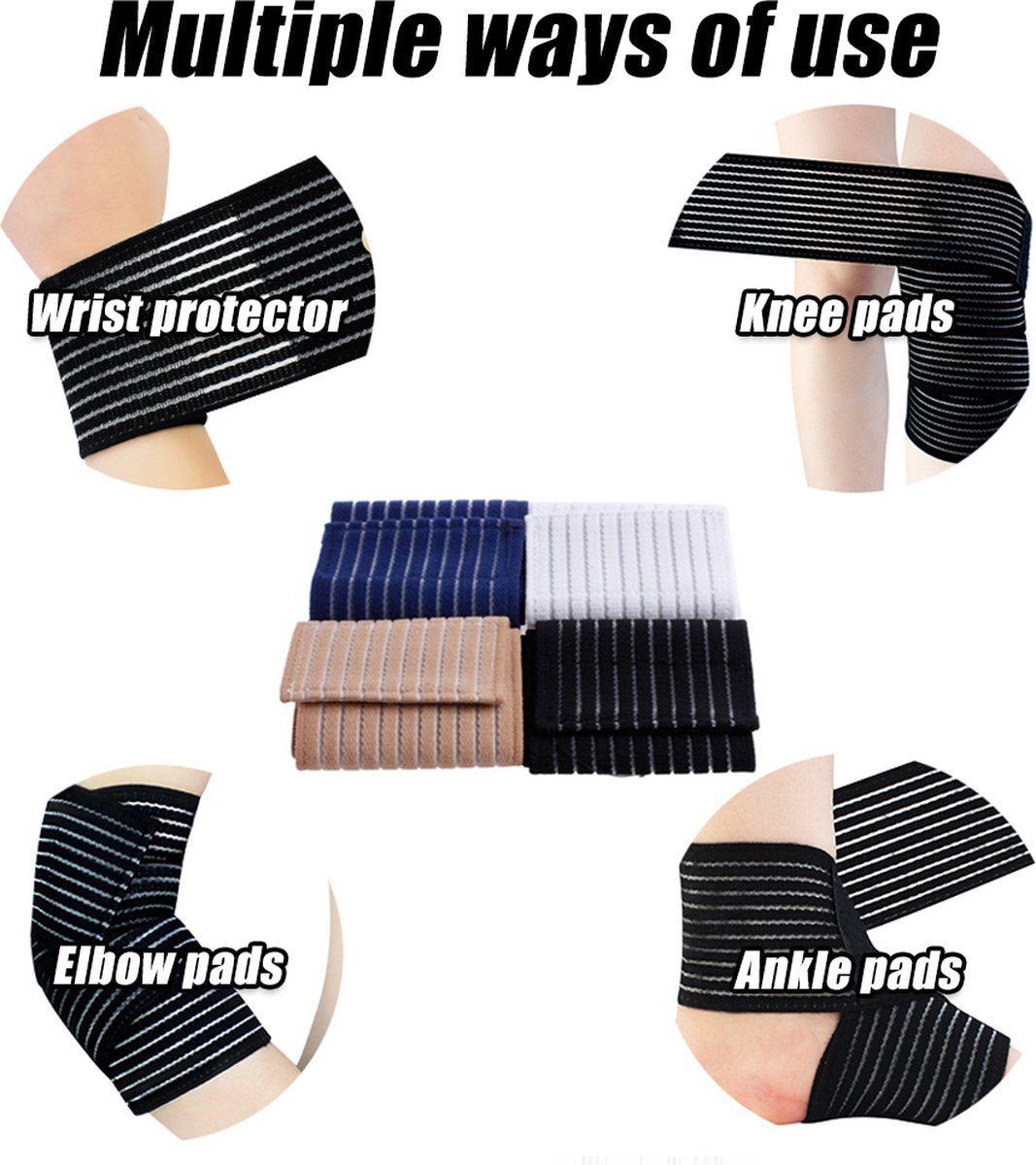 Comfort Wrist Support Wraps (Pair)