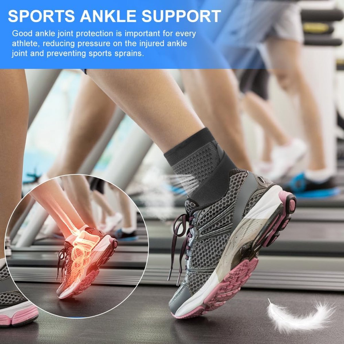 Ankle Stability Support Braces (Pair)