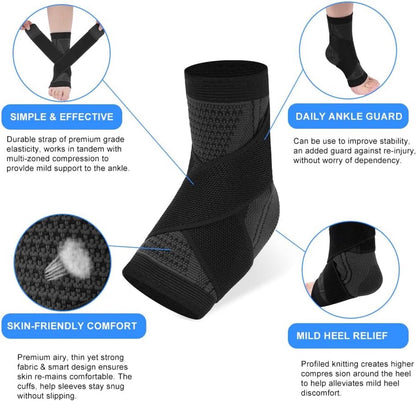 Ankle Stability Support Braces (Pair)