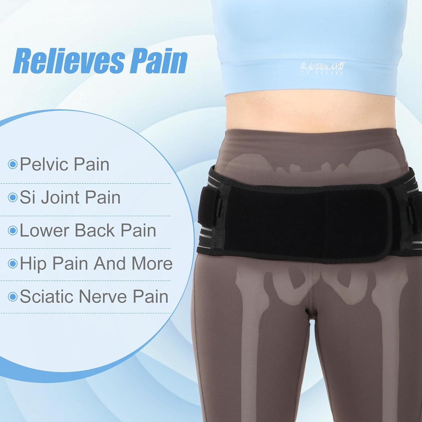 Sacroiliac Pelvic Joint Support Belt