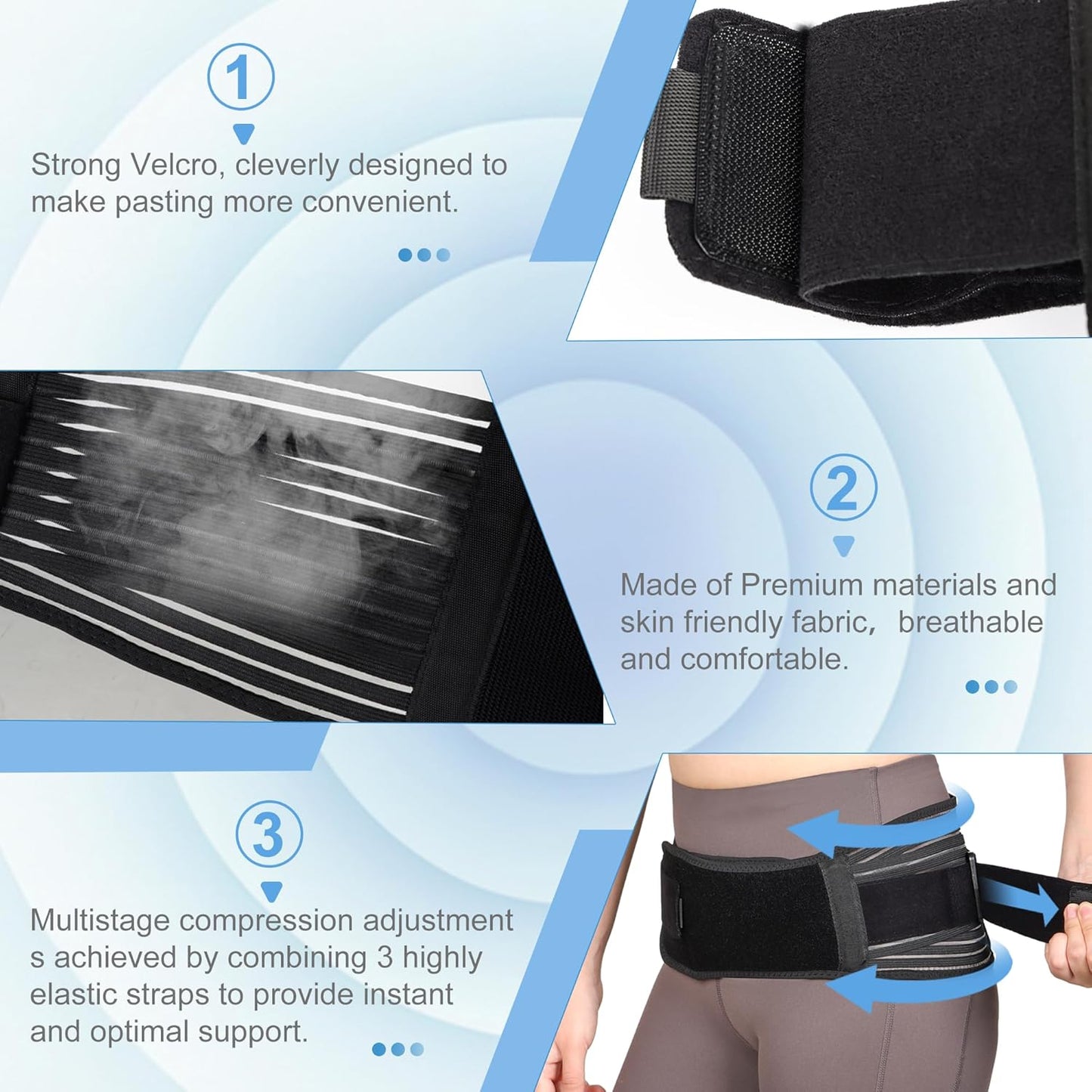 Sacroiliac Pelvic Joint Support Belt