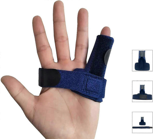 Finger Support Brace with Gel Sleeve