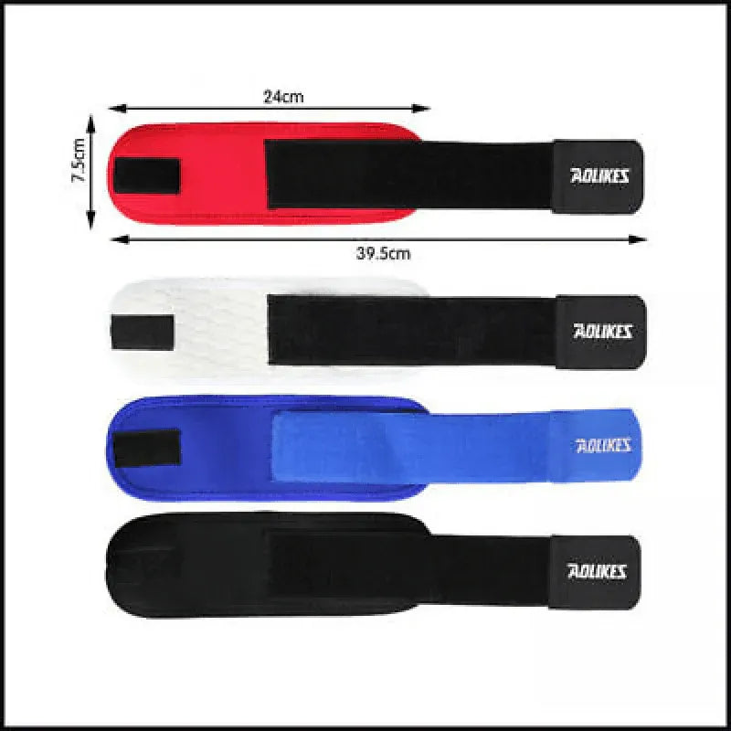 Aolikes Adjustable Sports Gym Wrist Support Brace Wrap Band Wristband Strap Au - Black
