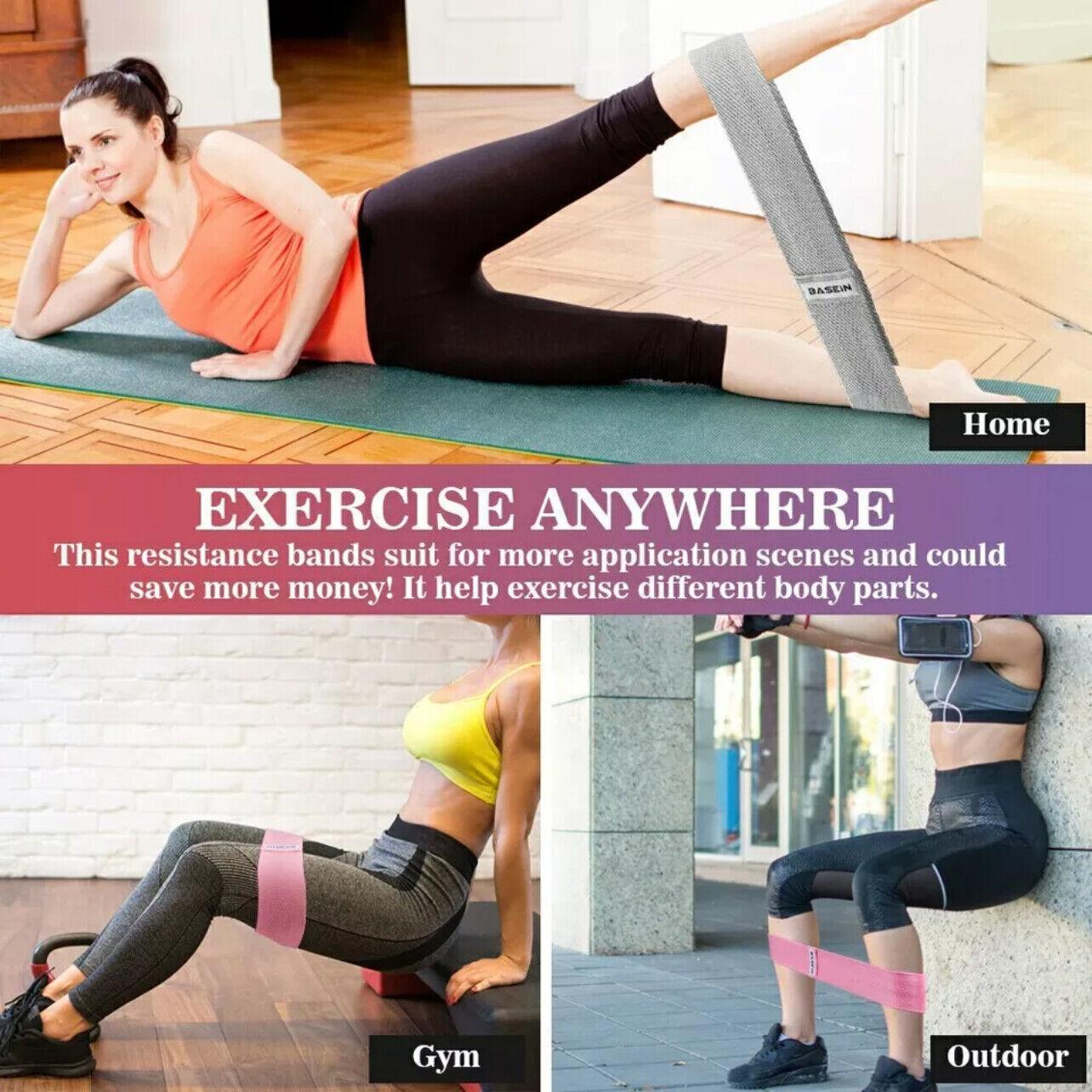Aolikes Loop Resistance Bands - Set of 3 with Bag
