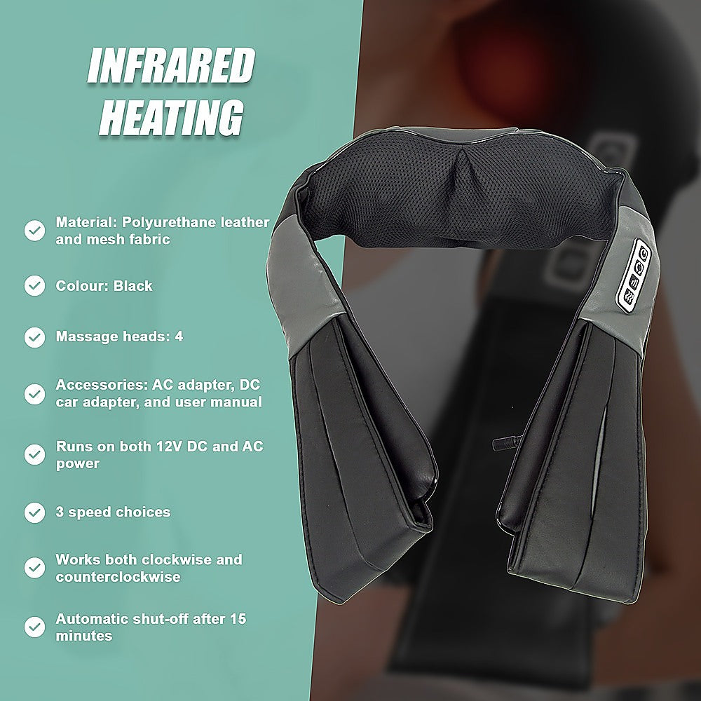 Shiatsu Neck & Back Massager with Heat
