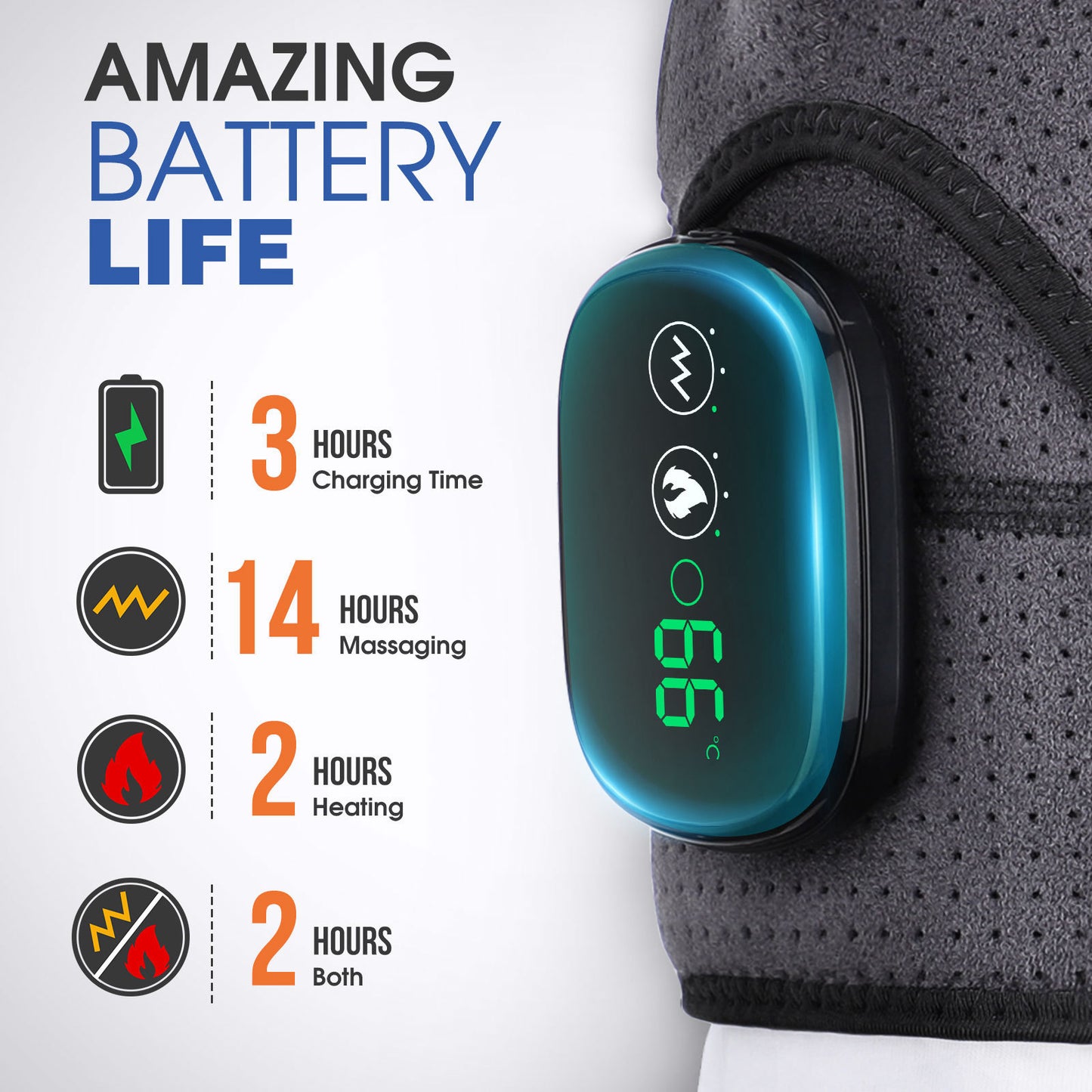 Rechargeable Heated Shoulder Compression Massager