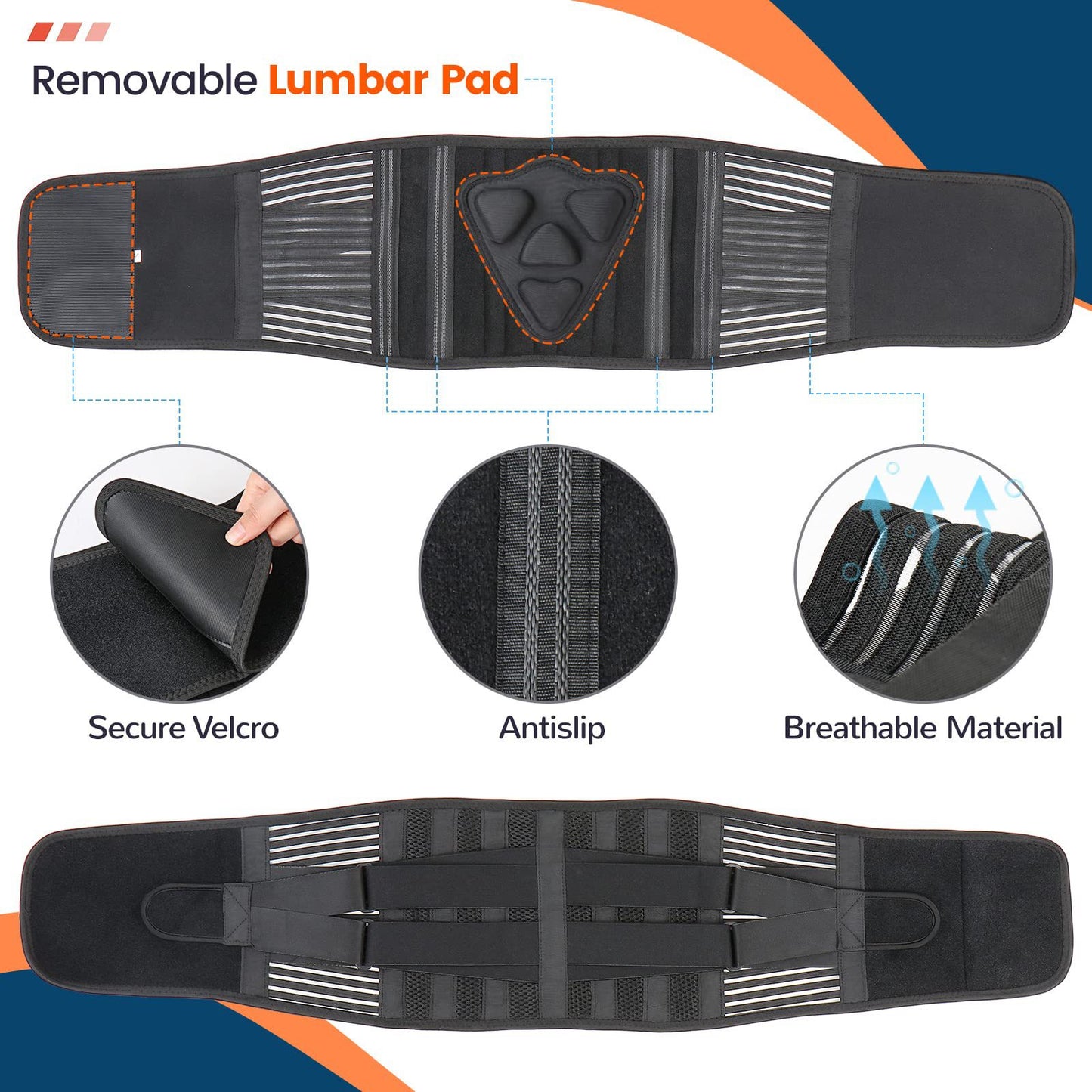 Adjustable Lumbar Support Belt