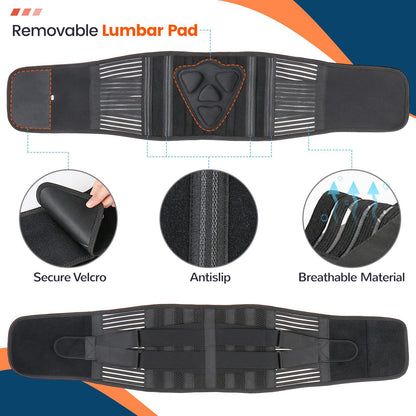 Adjustable Lumbar Support Belt