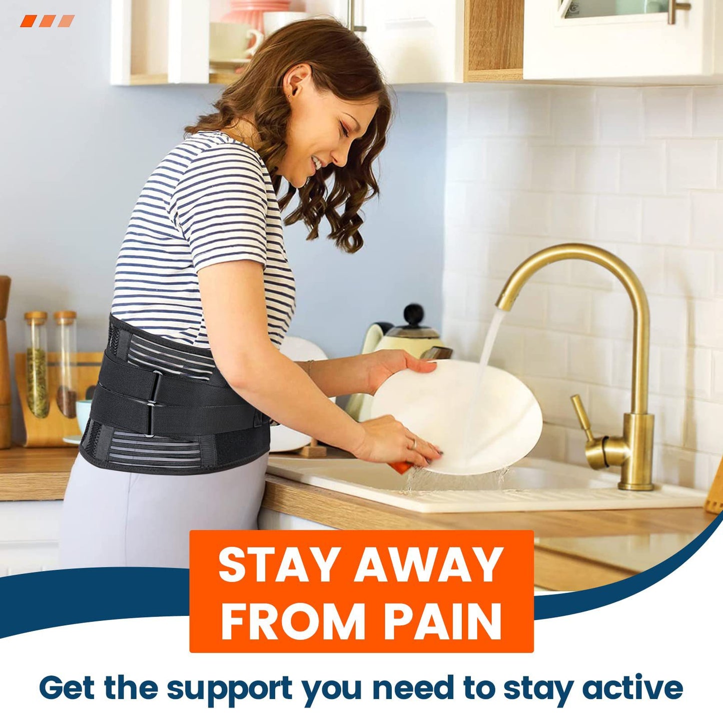 Adjustable Lumbar Support Belt