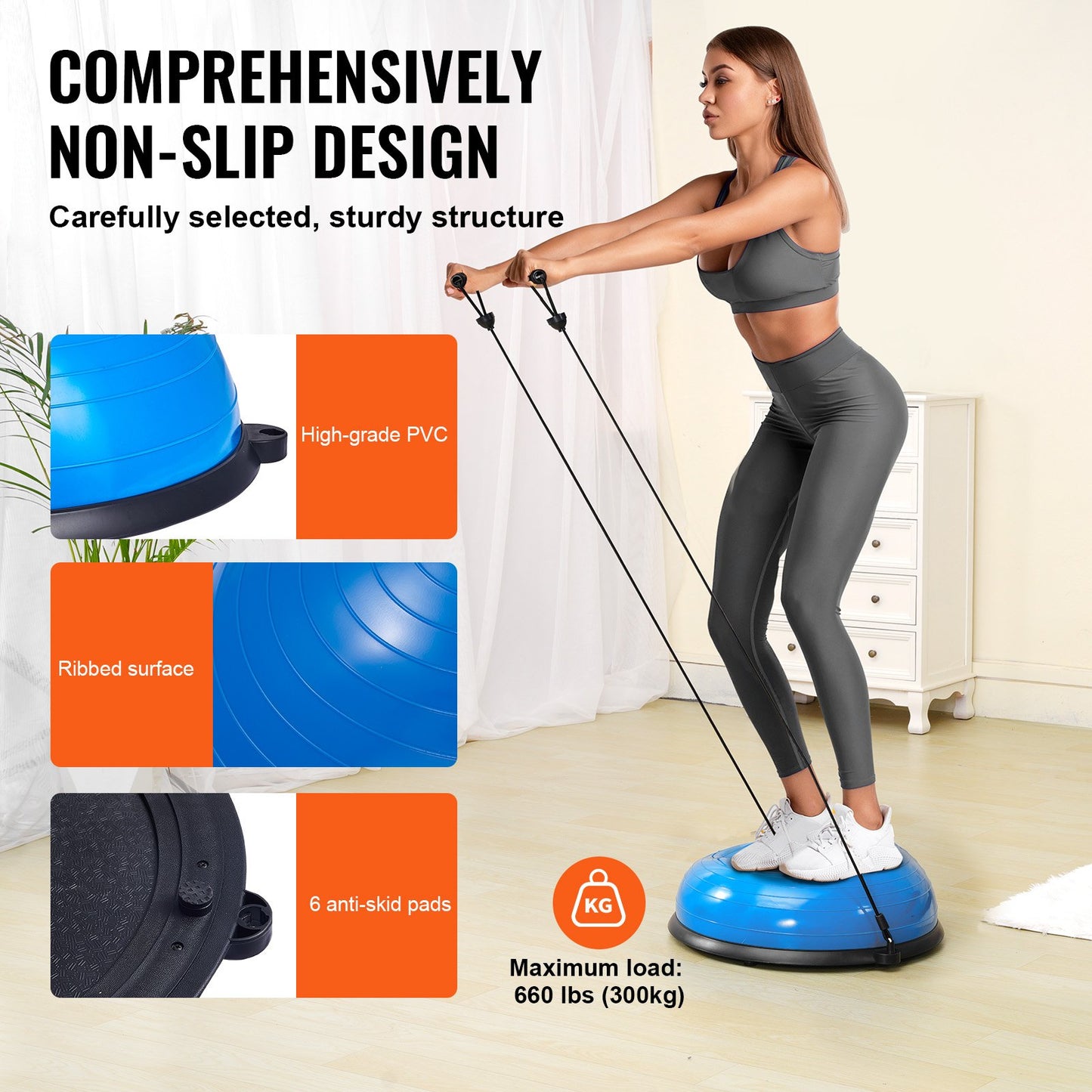 VEVOR Exercise Balance  Half Ball