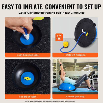 VEVOR Exercise Balance  Half Ball